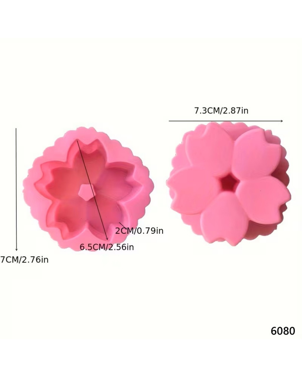 YY6080 Çiçek Silikon Kalıp